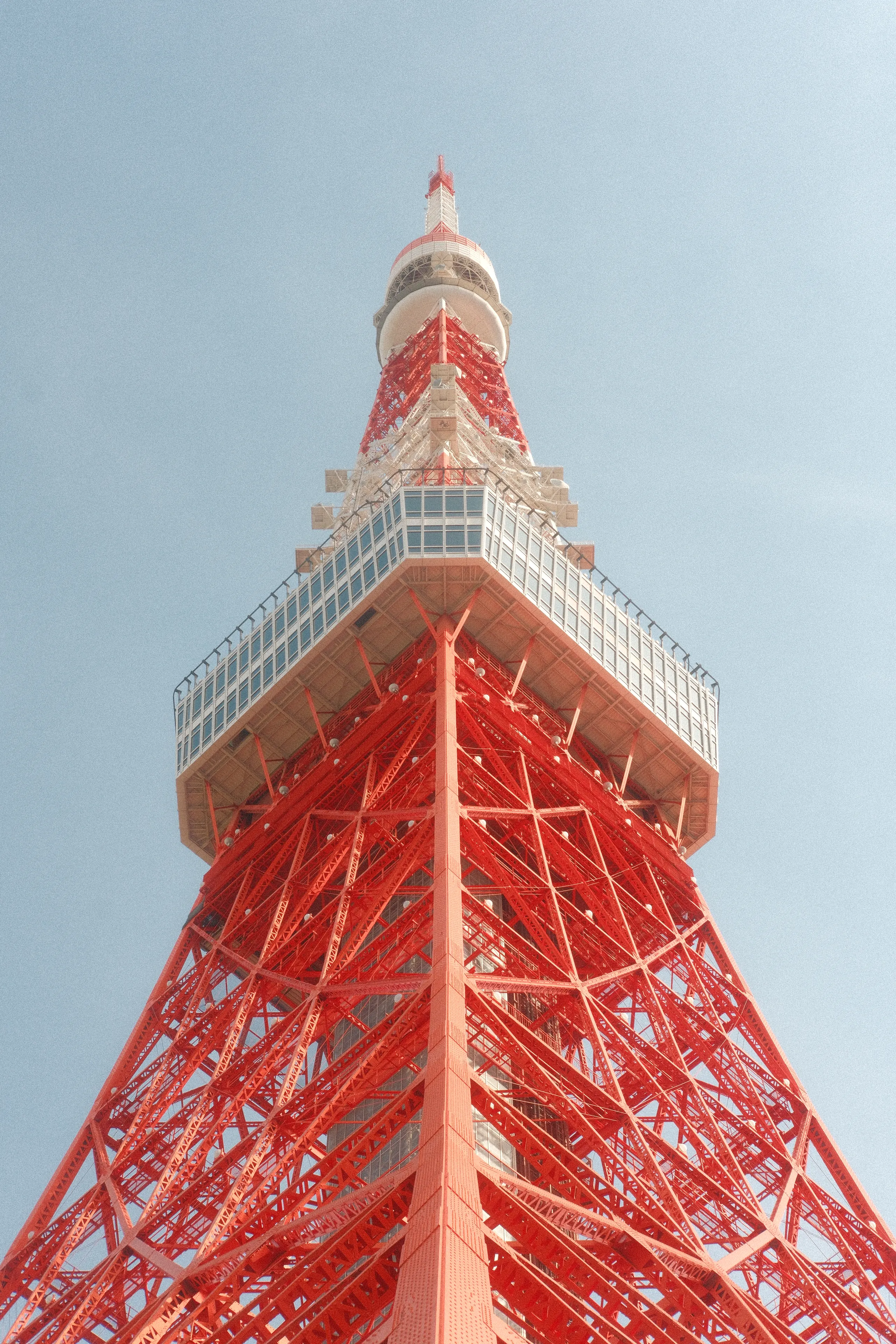 Tokyo Tower from directly below